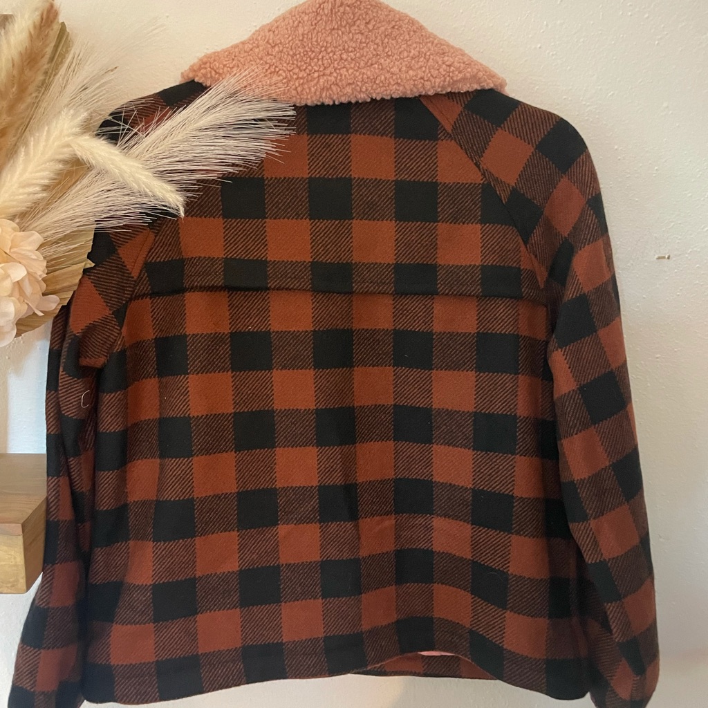 Nwt Scotch & Soda Amsterdam Scotch & Soda Kids' Checked Wool Jacket — image 6 of 7